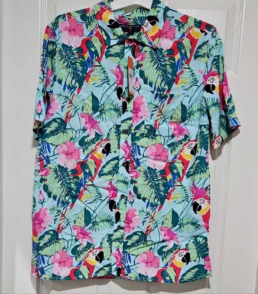 Margaritaville Tropical Print Men's Shirt
